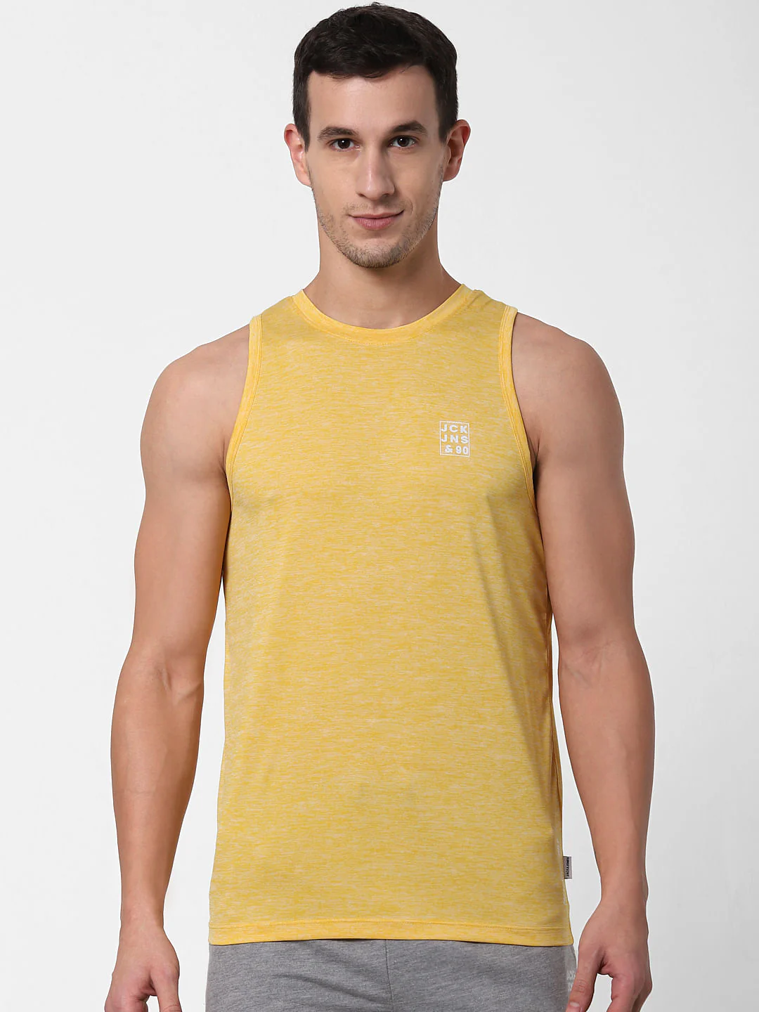 Yellow Back Printed Vest - Image 2
