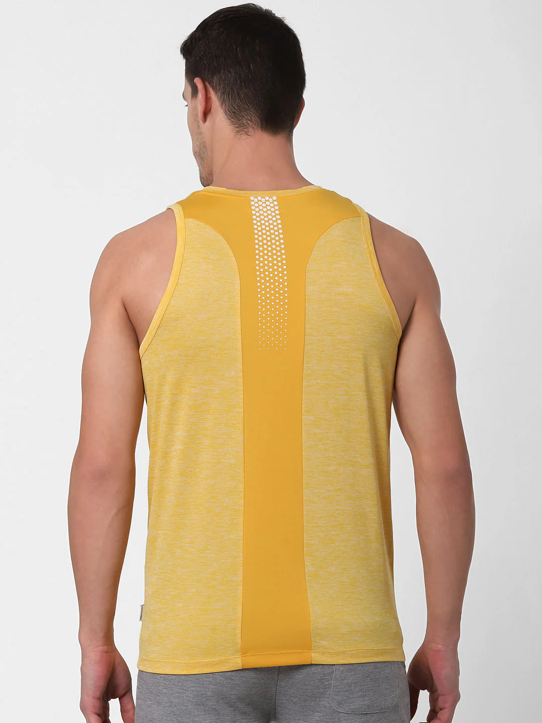 Yellow Back Printed Vest - Image 4