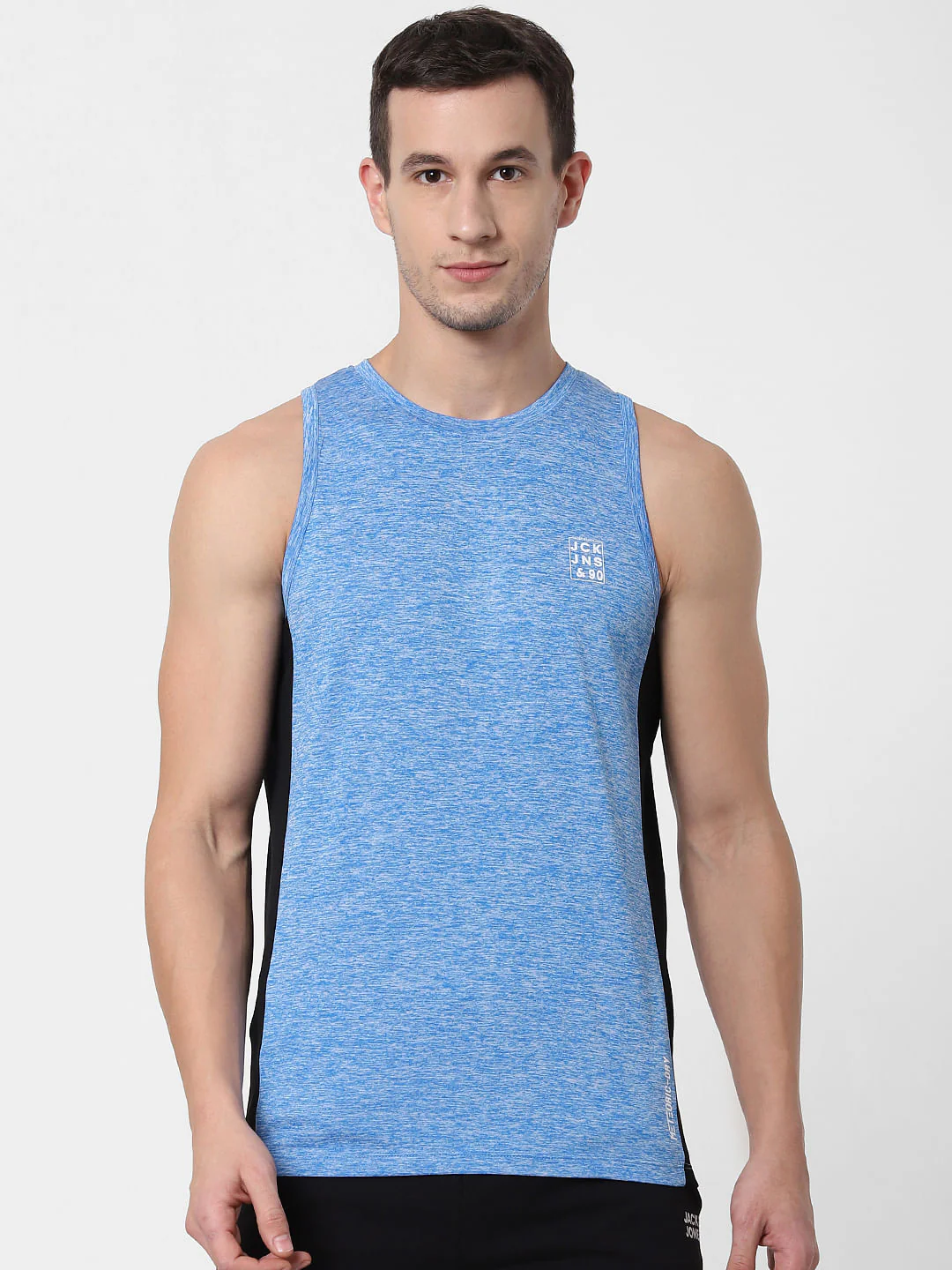 Blue Colourblocked Vest - Image 2