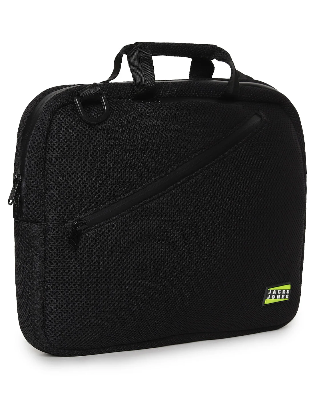Black Adjustable Strap Laptop Bag - Image 4