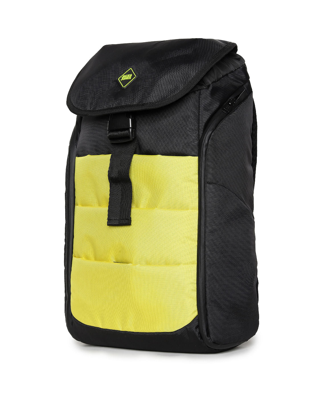 Yellow Colourblocked Backpack - Image 2