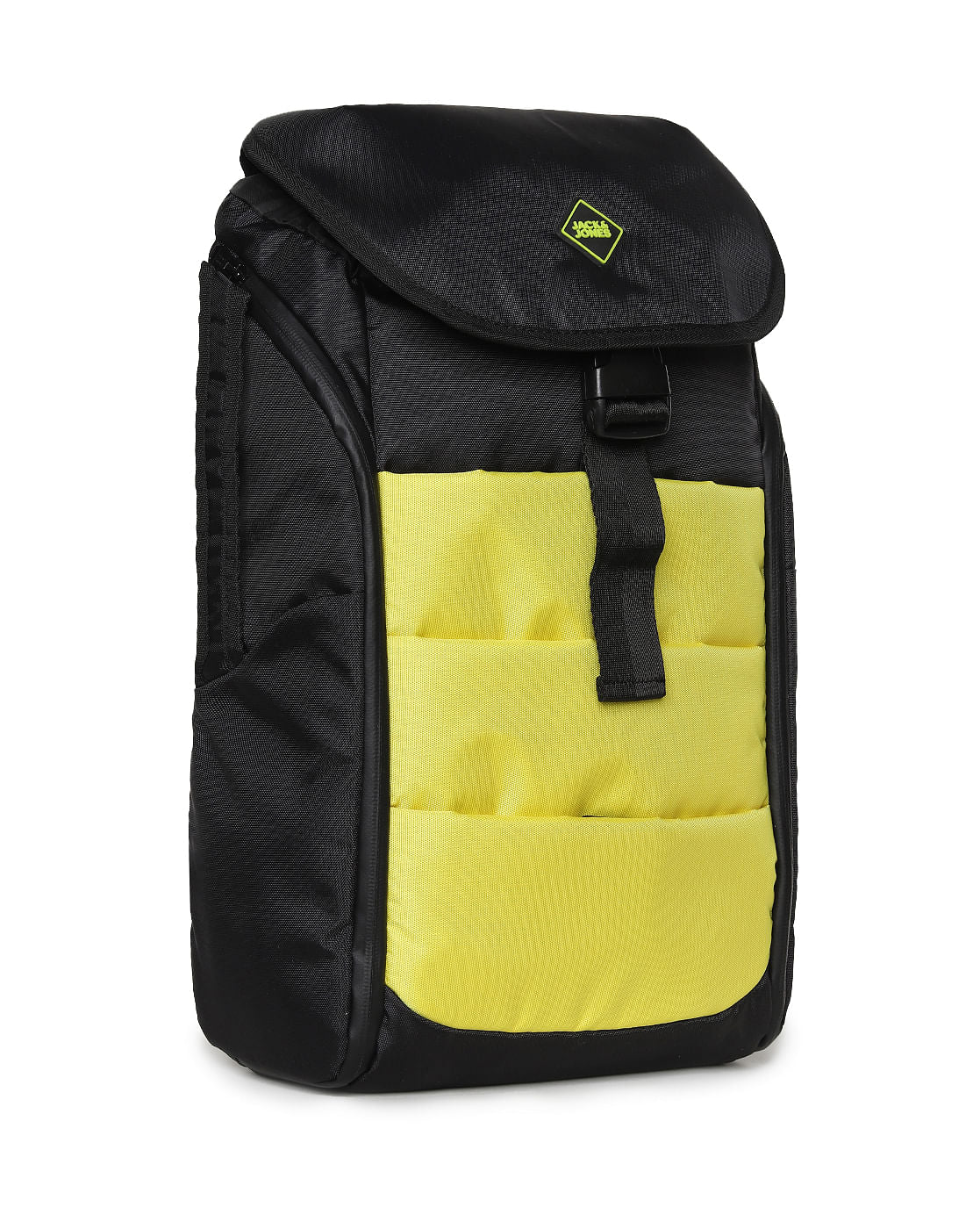 Yellow Colourblocked Backpack - Image 4