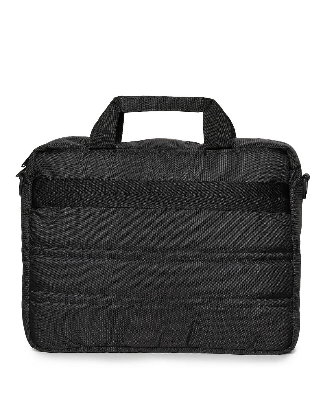 Black Logo Print Laptop Bag - Image 6