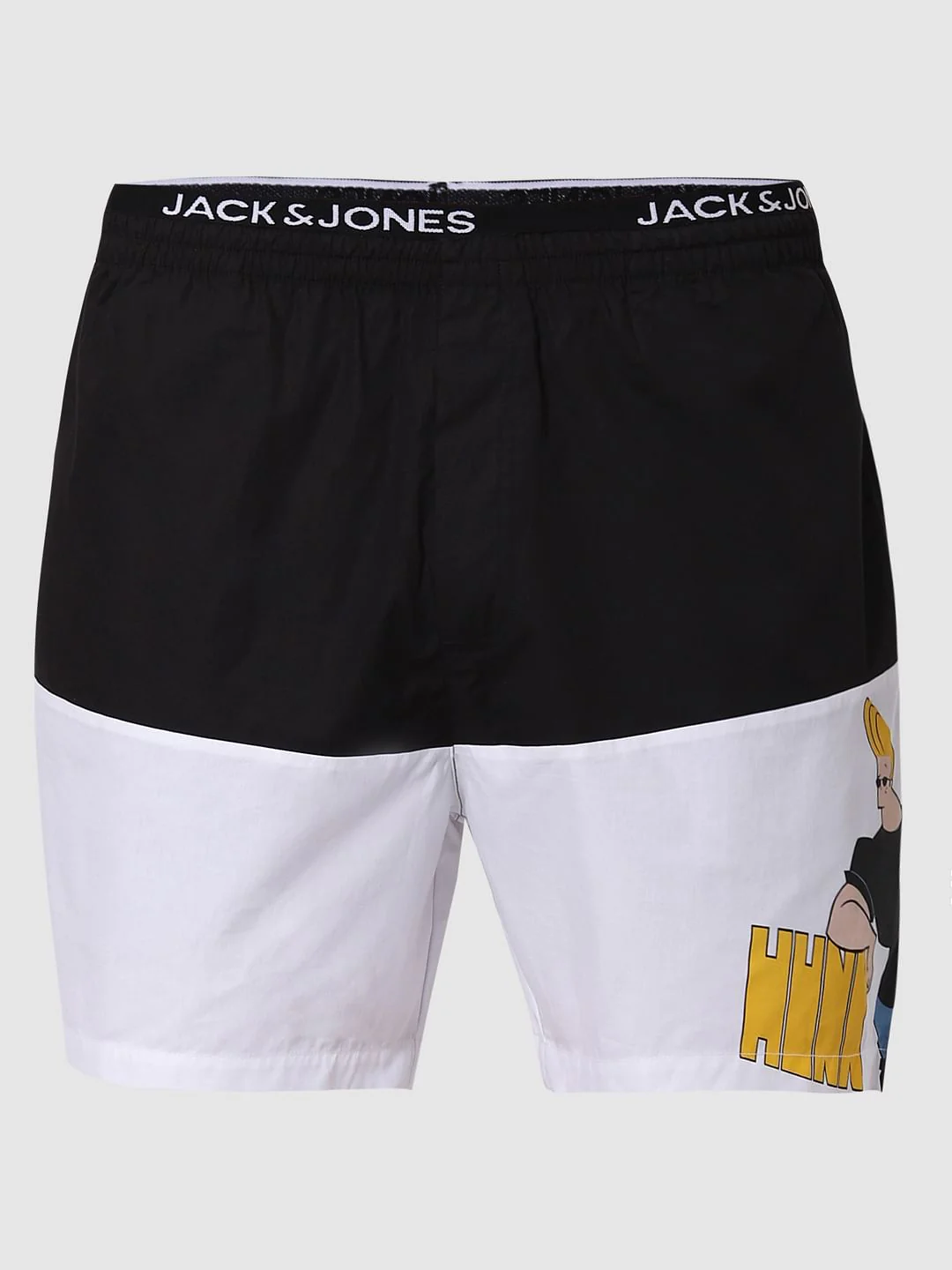 X Johnny Bravo White Colourblocked Boxers - Image 5