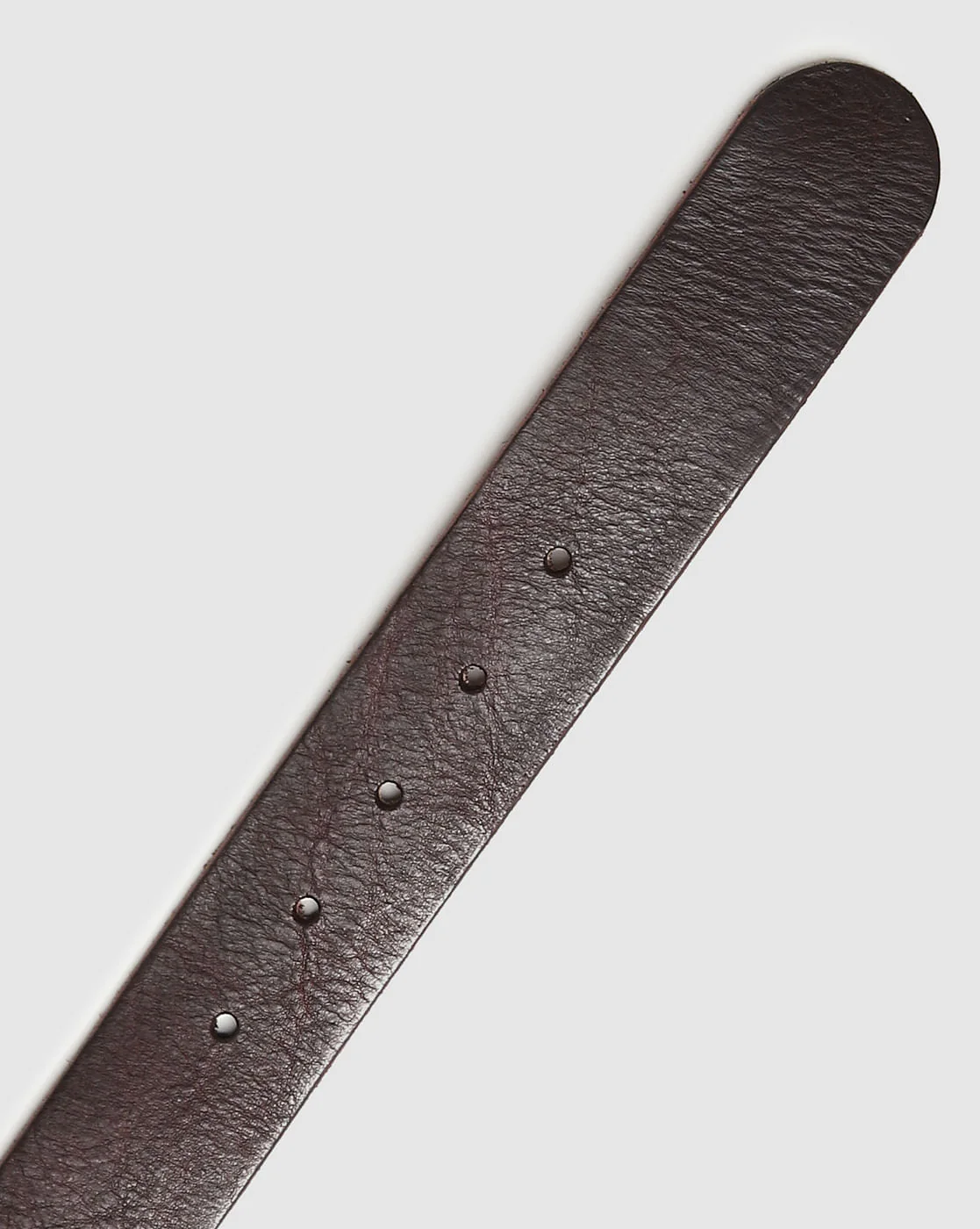 Dark Brown Leather Belt - Image 5