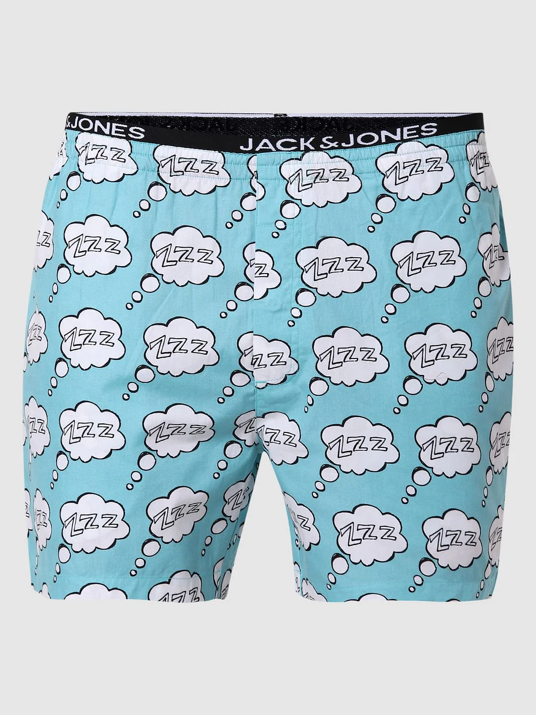 Blue Sleepy Text Print Boxers - Image 5