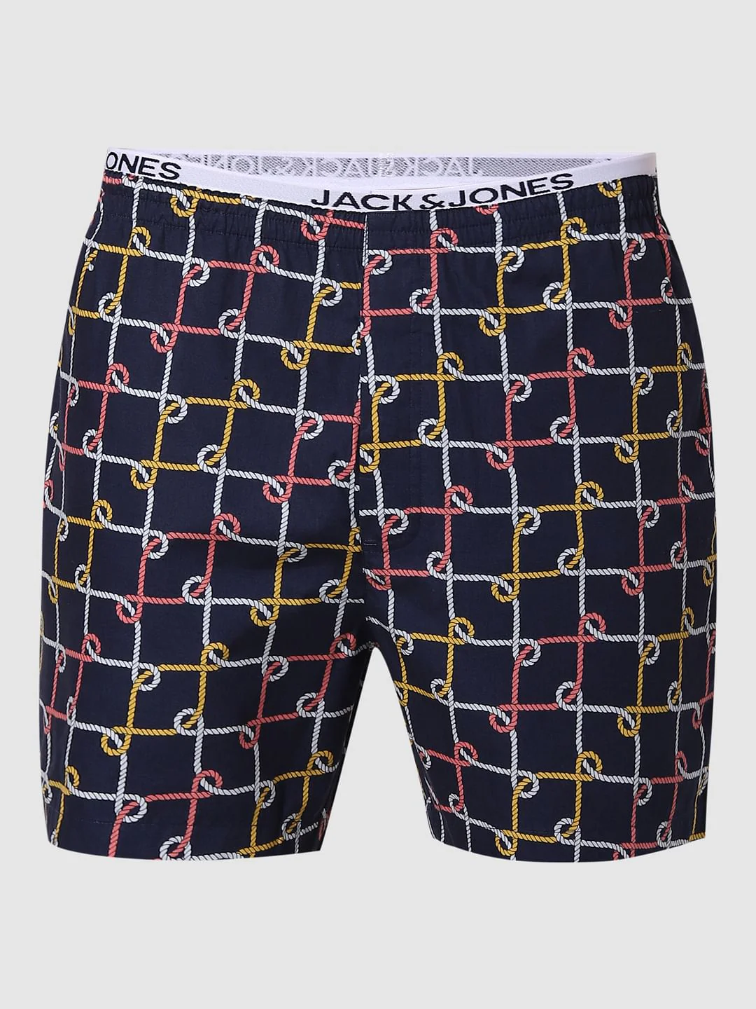 Dark Blue Rope Print Boxers - Image 5