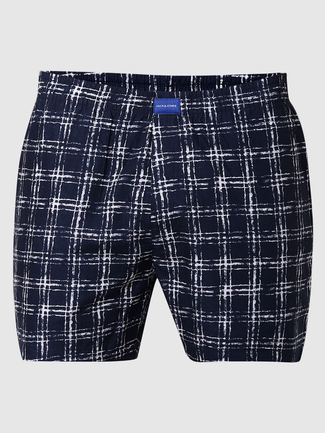 Navy Blue Check Boxers - Image 5