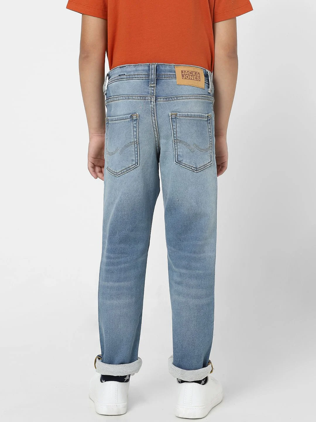 Boys Blue Mid Rise Clark Regular Jeans - Image 4