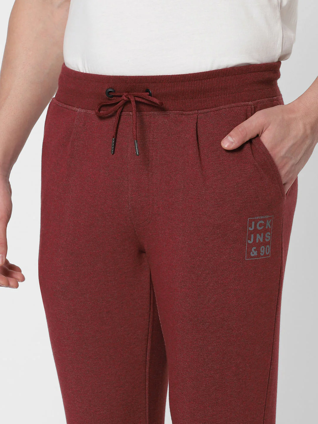 Red Mid Rise Trackpants - Image 5