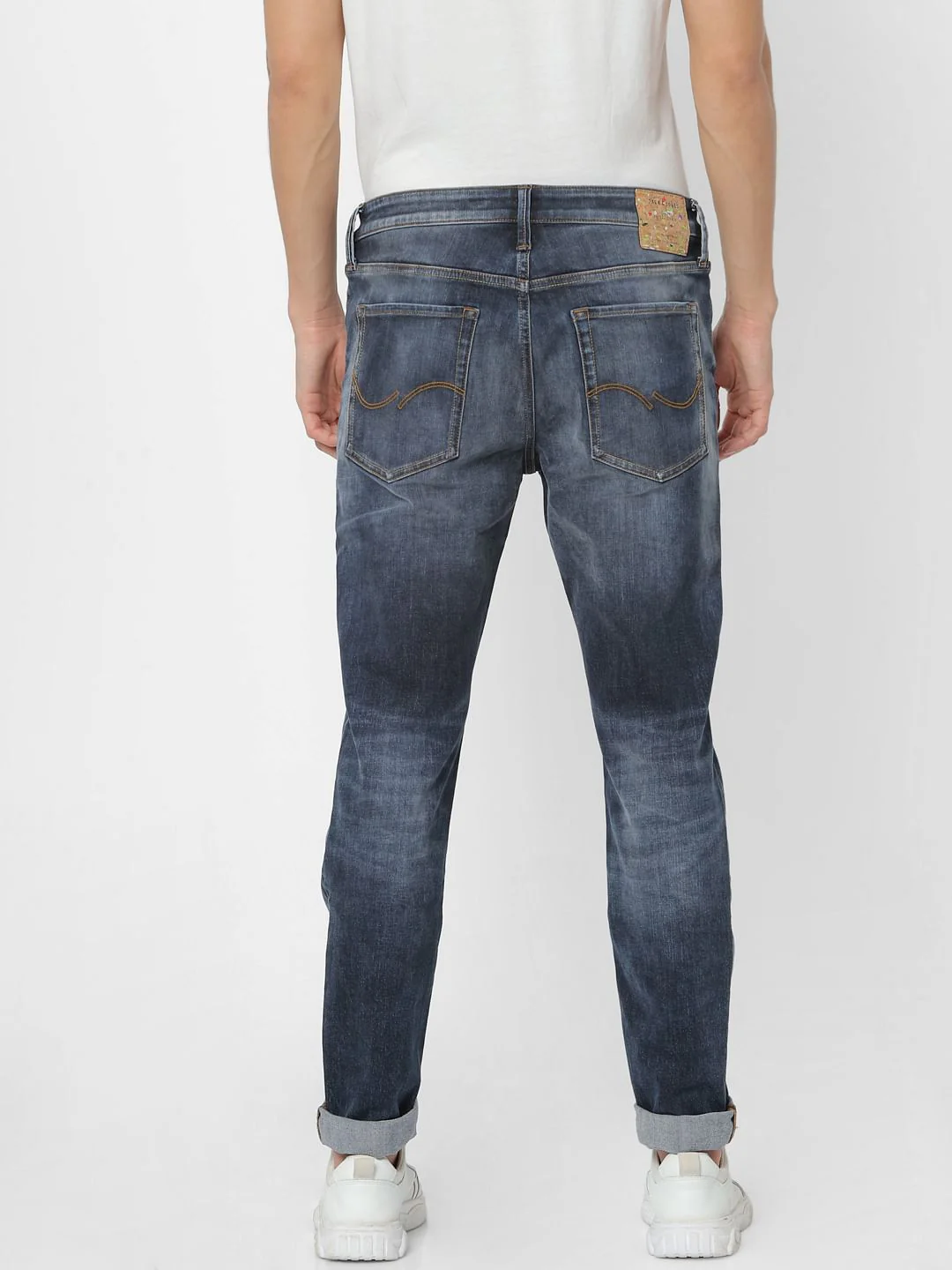 Dark Blue Low Rise Liam Skinny Fit Jeans - Image 4