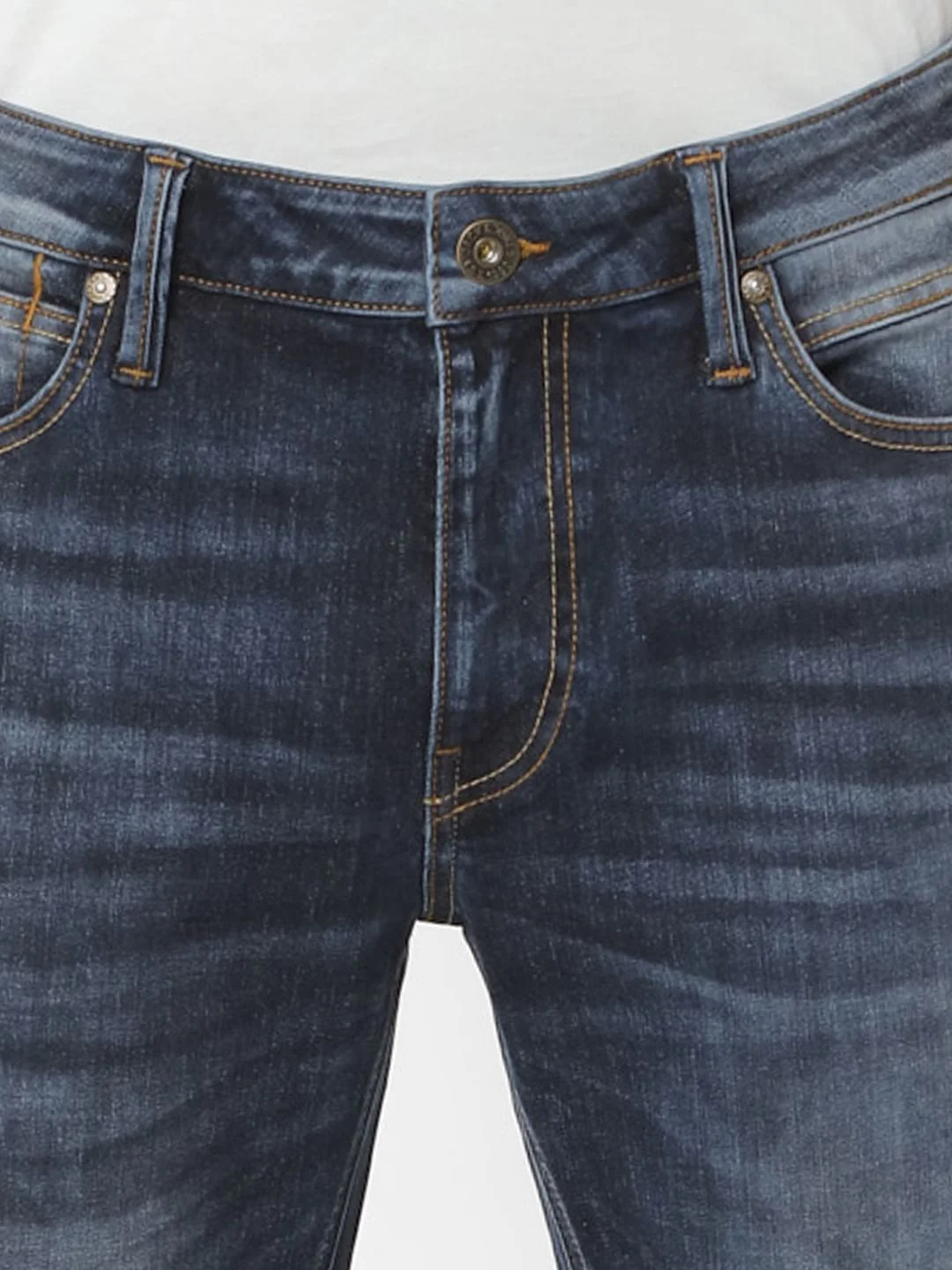 Dark Blue Low Rise Liam Skinny Fit Jeans - Image 5