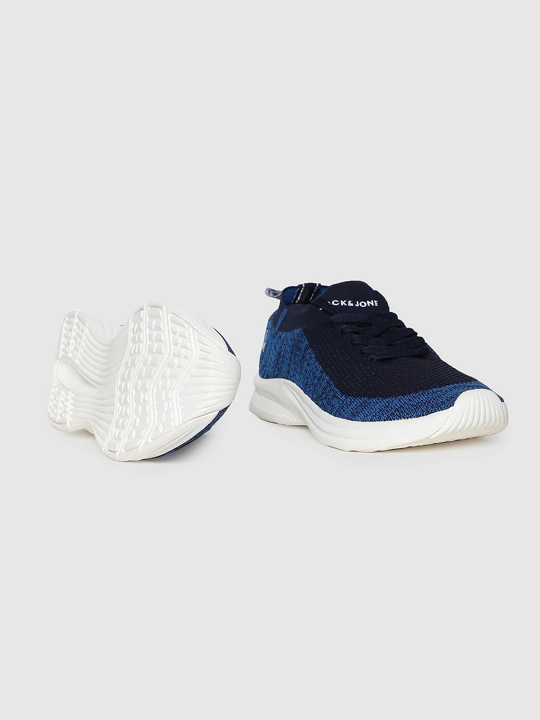 Blue Mesh Sneakers