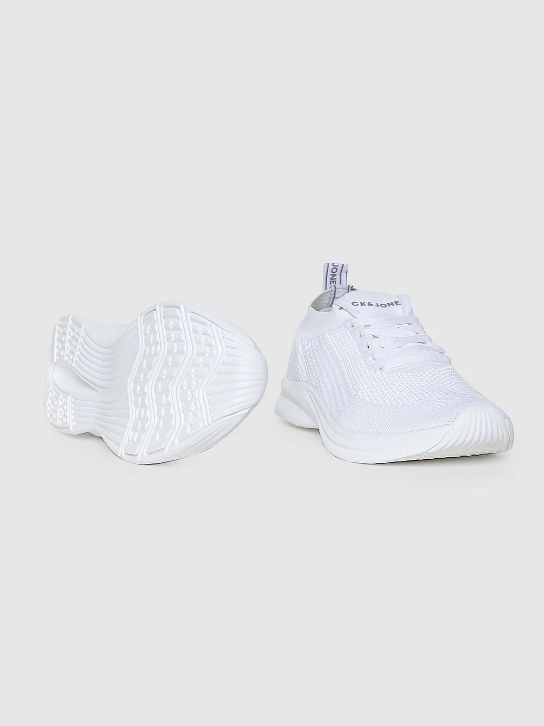 White Mesh Sneakers