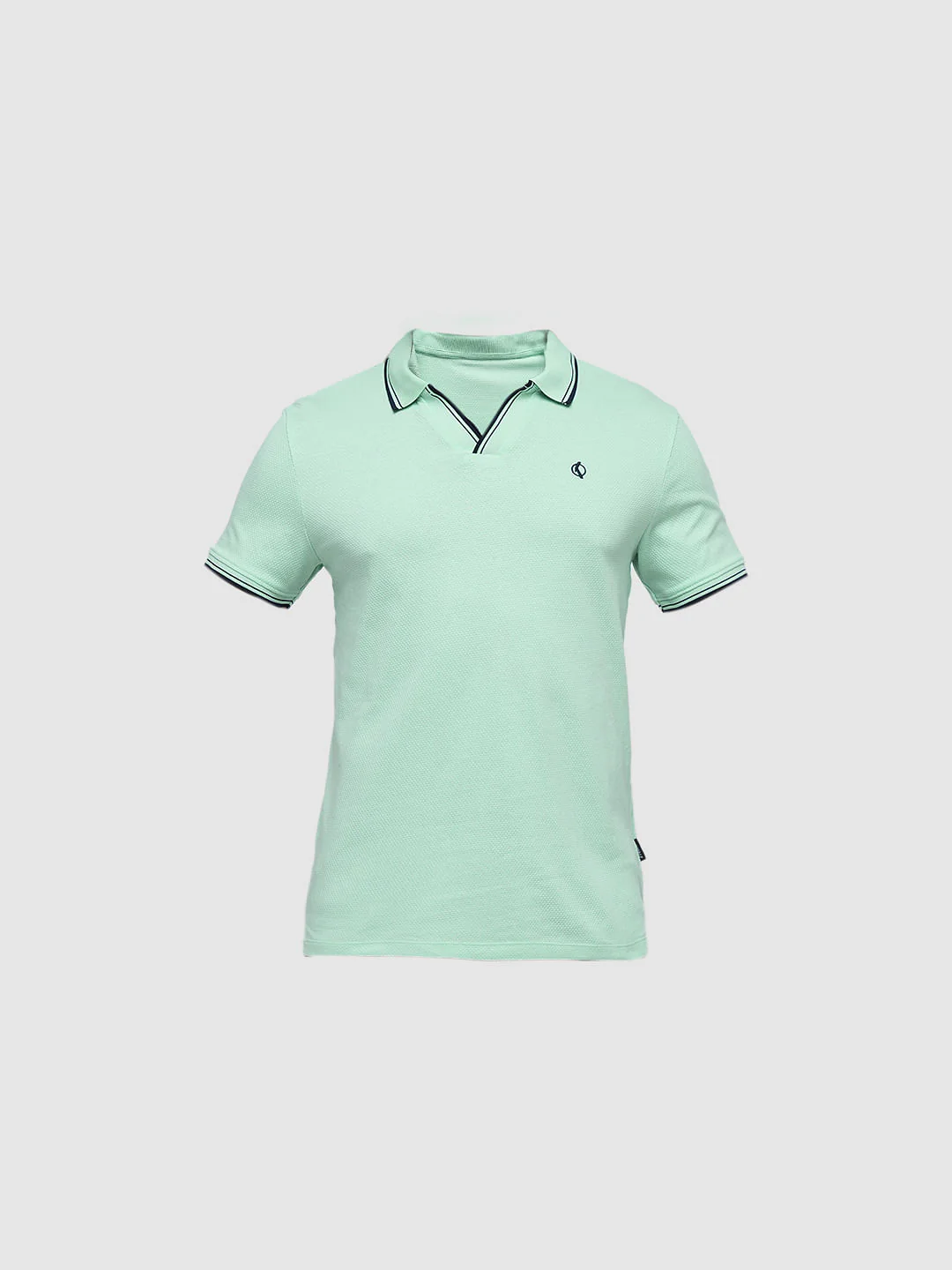 PRODUKT by JACK&JONES Sea Green Contrast Tipping Polo - Image 7
