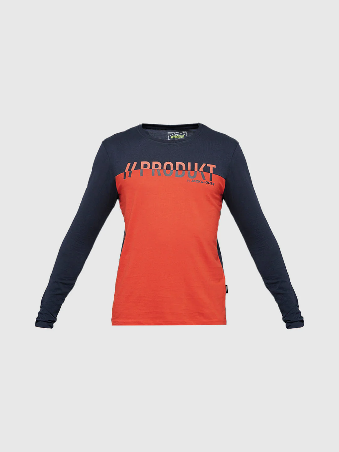 PRODUKT by JACK&JONES Red Colourblocked Full Sleeves T-shirt - Image 7