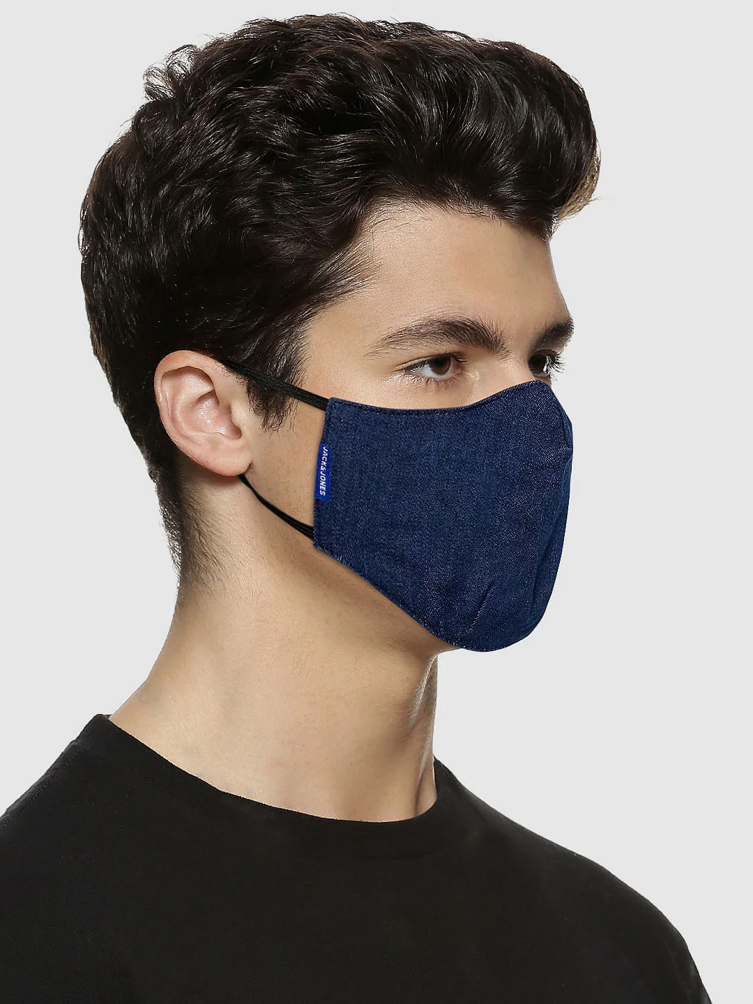 Pack of 2 Blue Lightweight Denim 3PLY Mask - Image 2