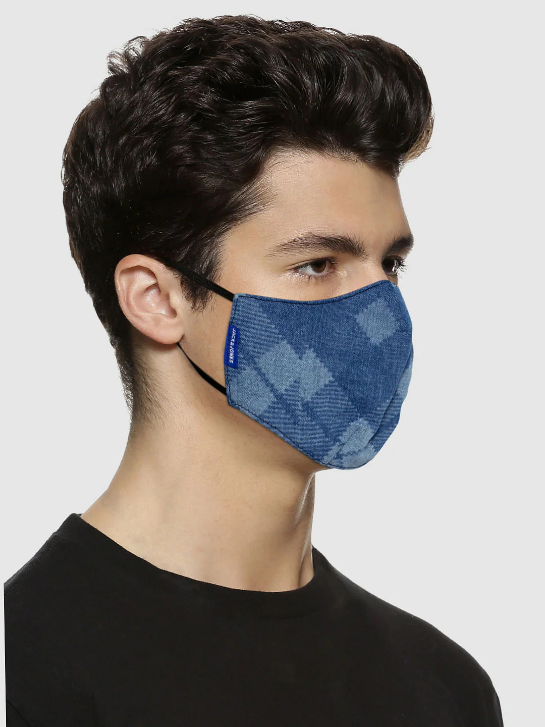 Pack of 2 Printed Lightweight Denim 3PLY Mask - Image 2