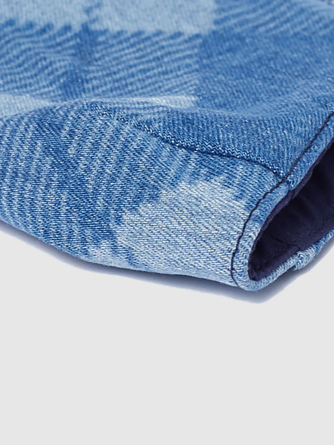 Pack of 2 Printed Lightweight Denim 3PLY Mask - Image 4