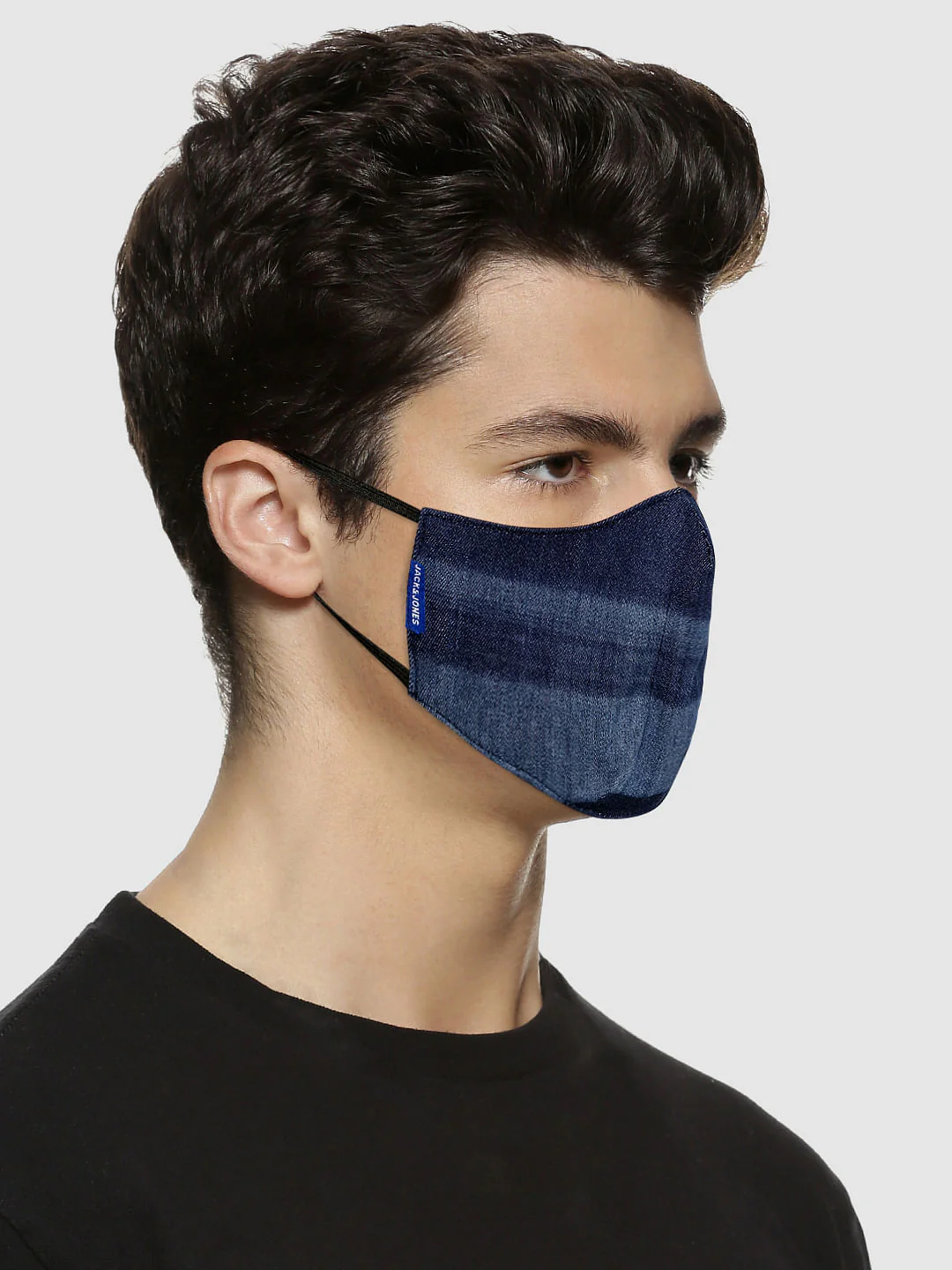 Pack of 2 Blue Lightweight Denim 3PLY Mask - Image 2