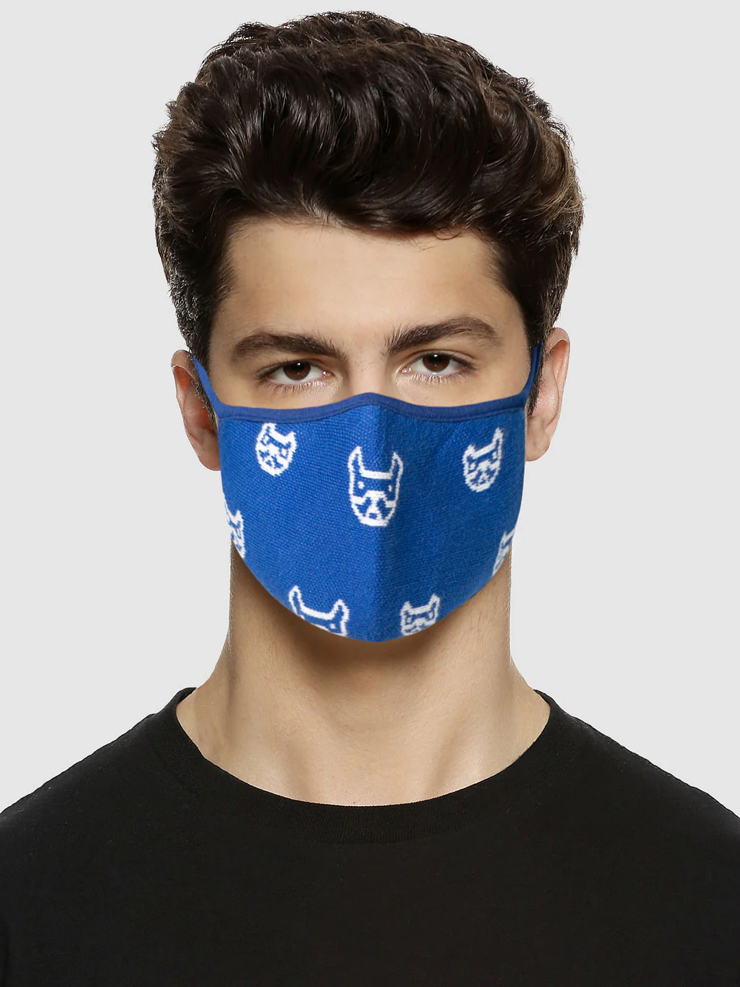 Pack of 3 Logo Print Knit 3PLY Mask - Image 2