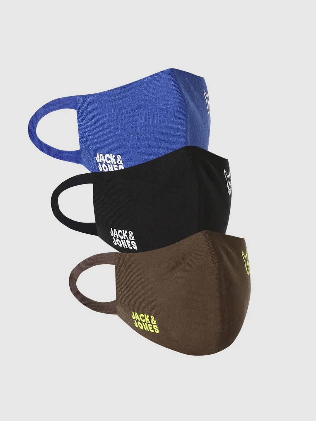 Pack Of 3 Logo Print Seamless 2Ply Mask