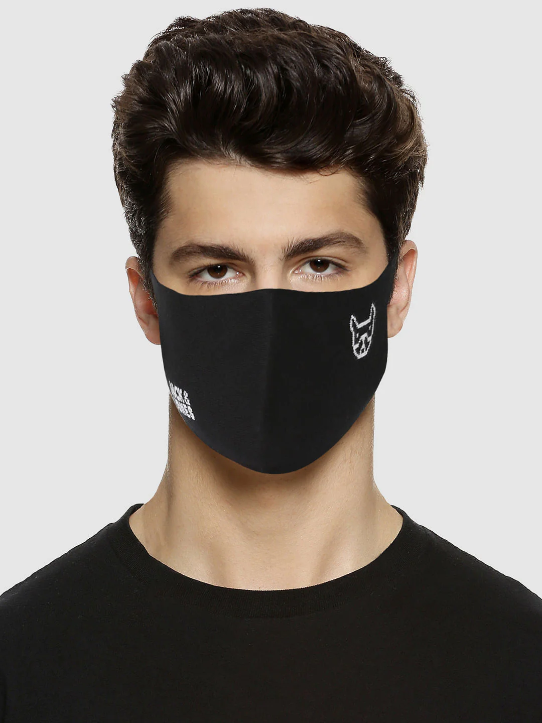 Pack Of 3 Logo Print Seamless 2Ply Mask - Image 2