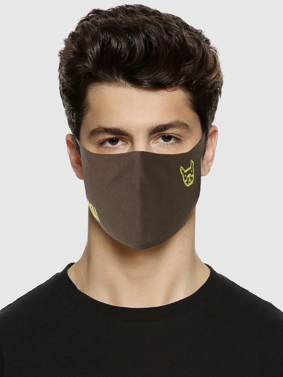 Pack Of 3 Logo Print Seamless 2Ply Mask - Image 3