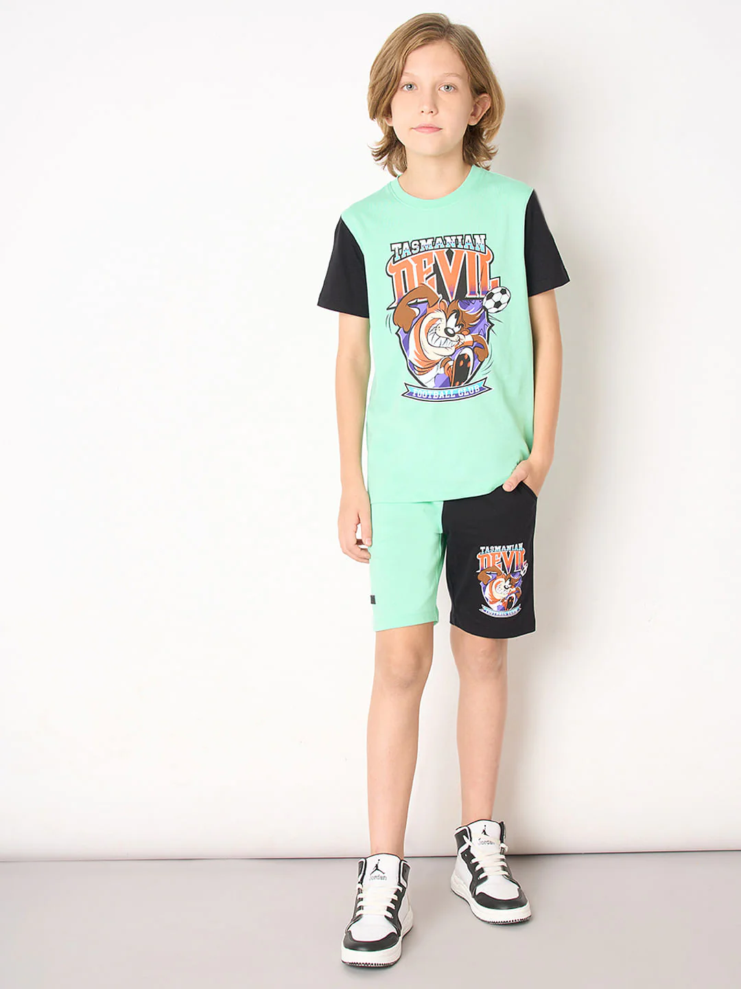 Looney Tunes Sea Green Tasmanian Devil Co-ord Set T-shirt - Image 5