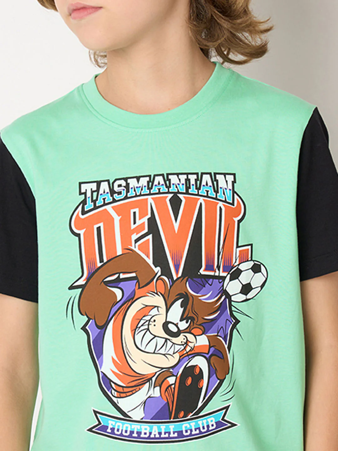 Looney Tunes Sea Green Tasmanian Devil Co-ord Set T-shirt - Image 6