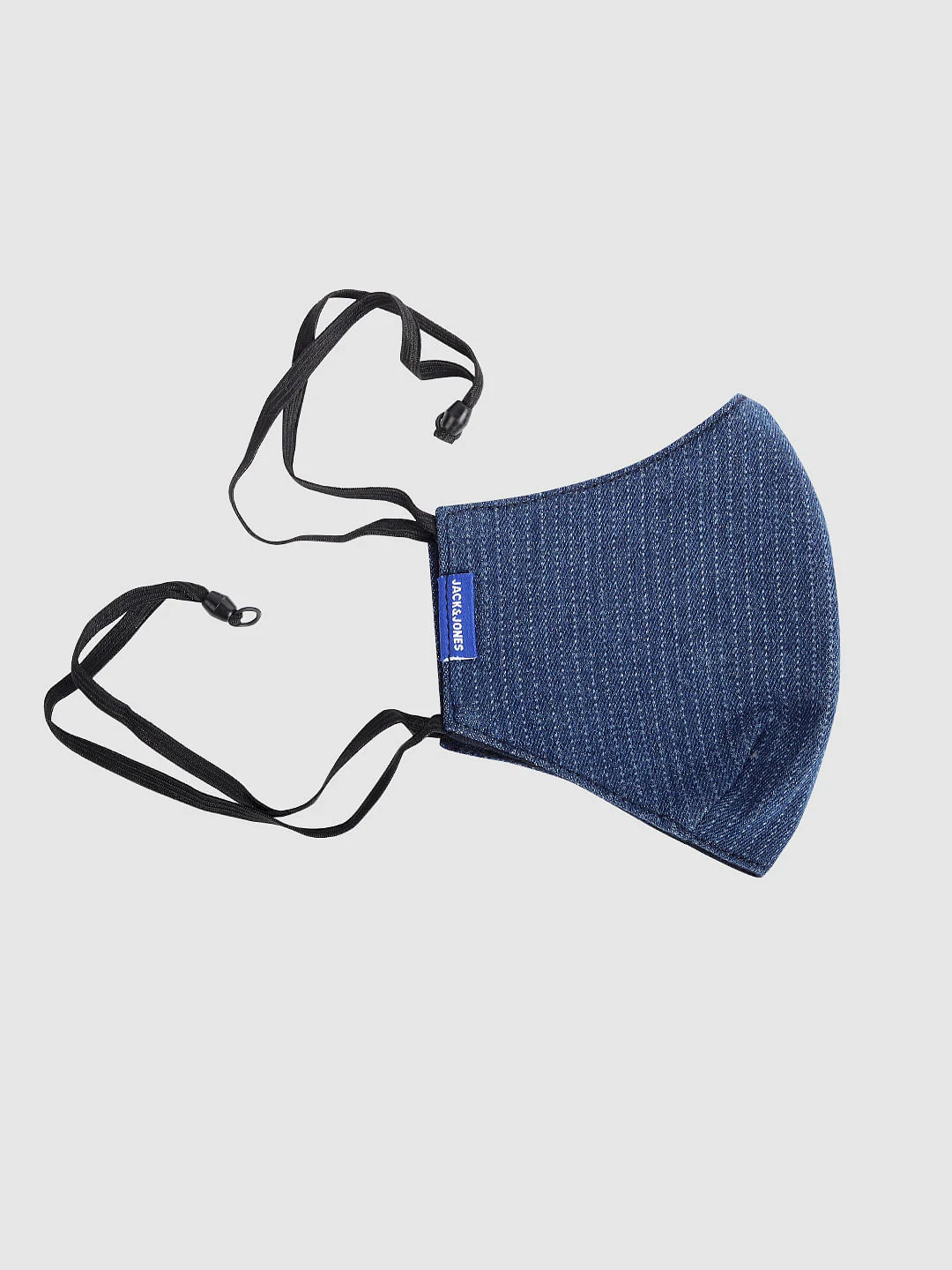 Blue Striped 3PLY Around the Head Loops Mask