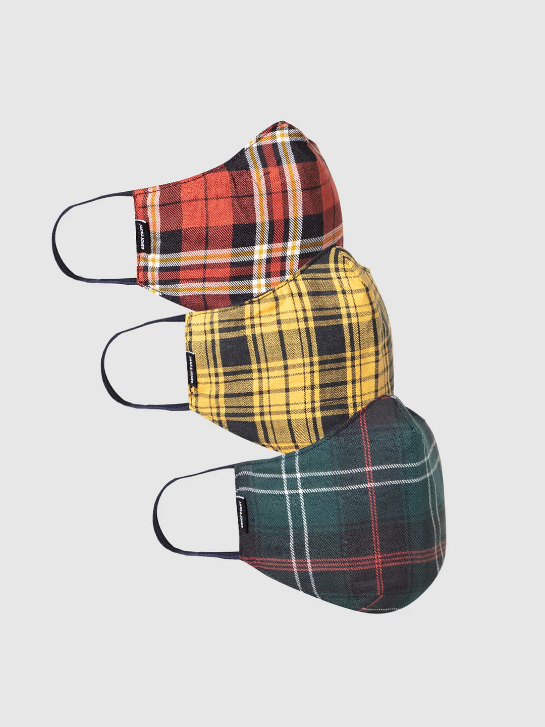 Pack of 3 Check Print 3PLY Mask