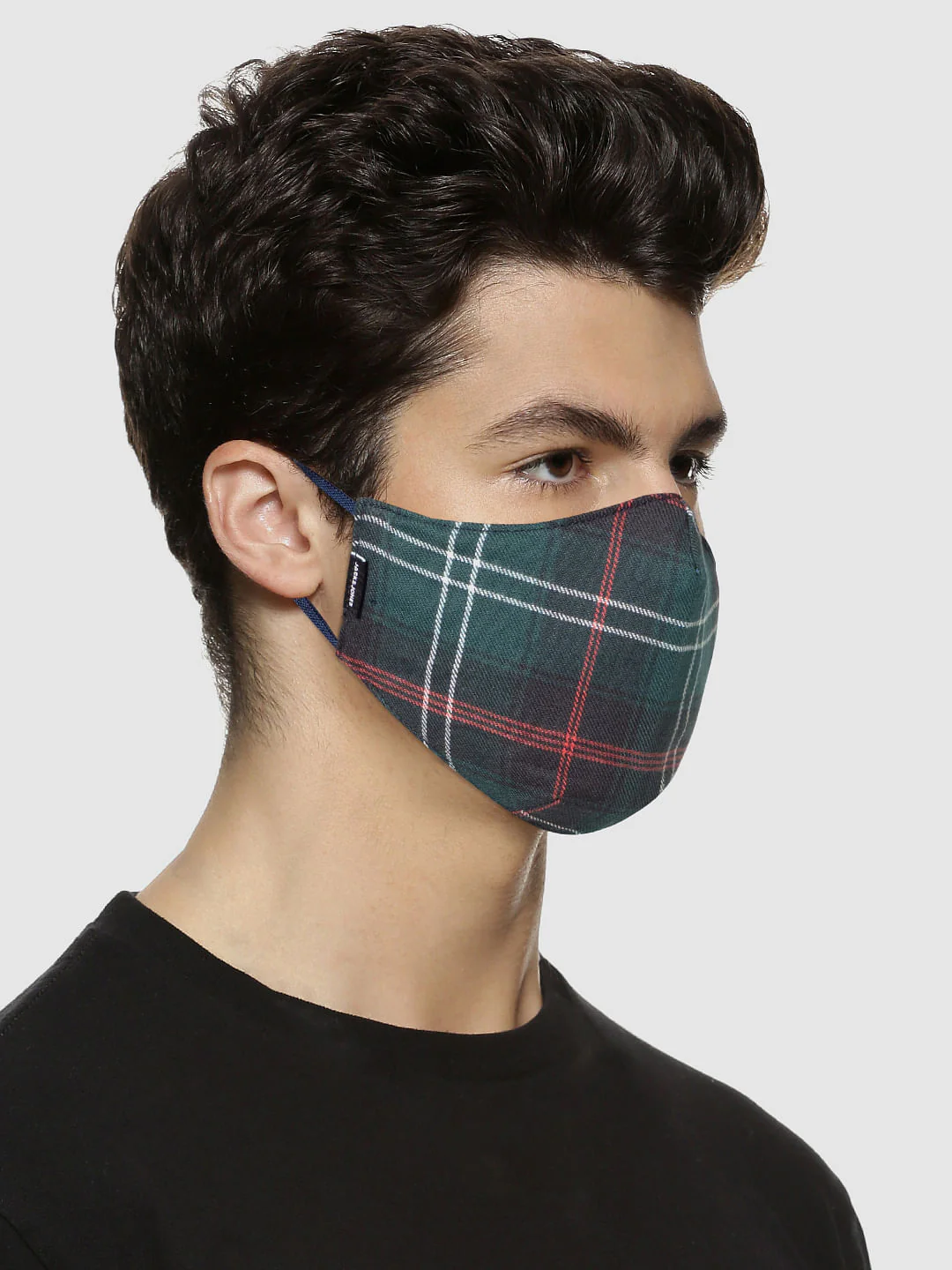 Pack of 3 Check Print 3PLY Mask - Image 4