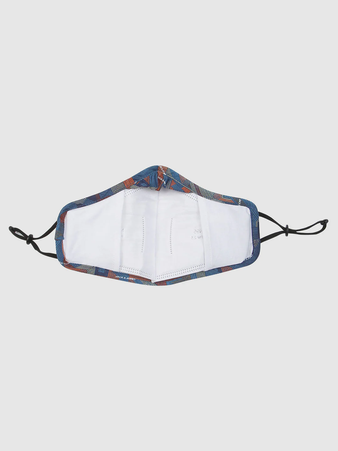 Blue Abstract Print Mask with 3 Changeable PM 2.5 Filter - Image 4