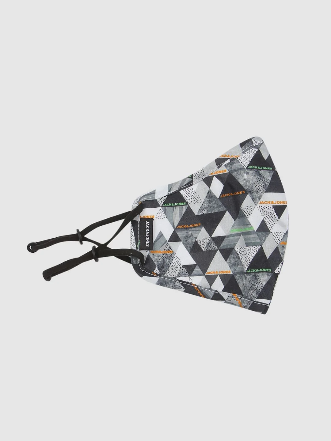 Grey Abstract Print Mask with 3 Changeable PM 2.5 Filter