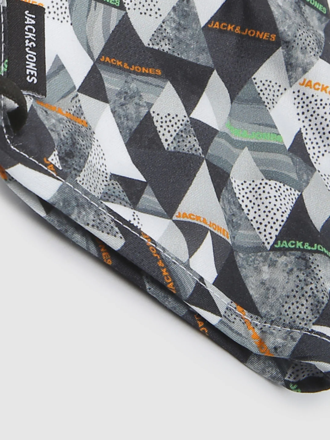 Grey Abstract Print Mask with 3 Changeable PM 2.5 Filter - Image 3