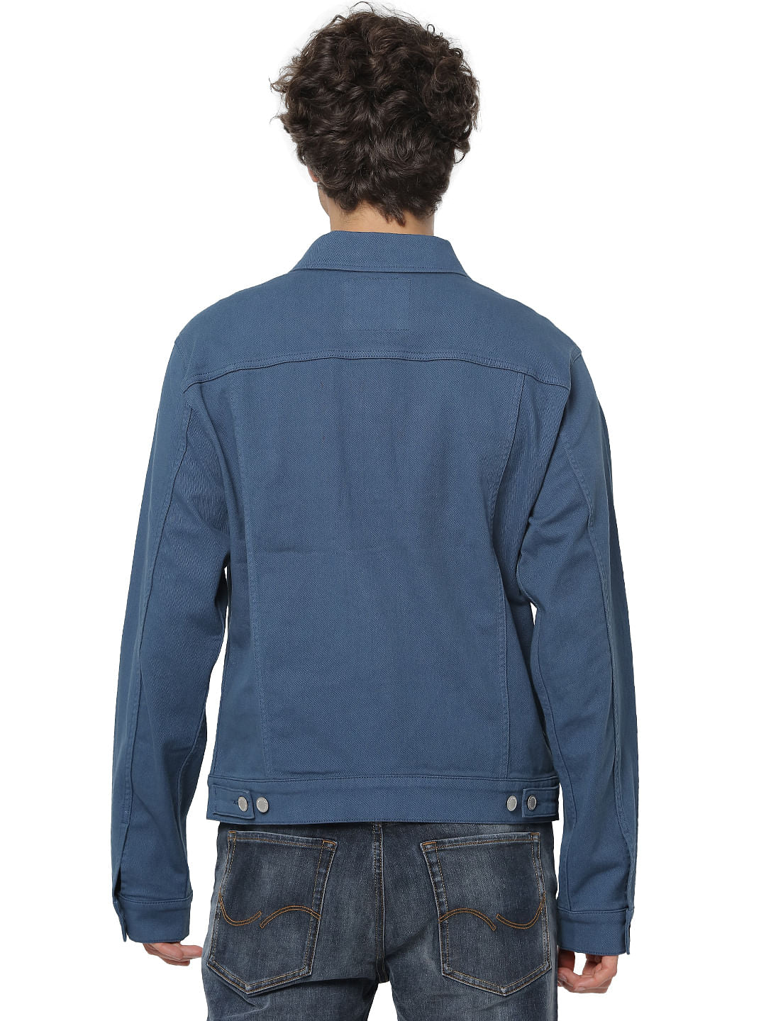Blue Trucker Jacket - Image 4