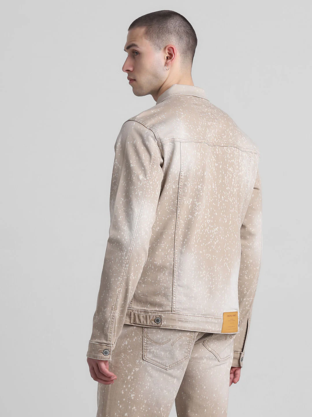 Brown Ombre Co-ord Set Denim Jacket - Image 4