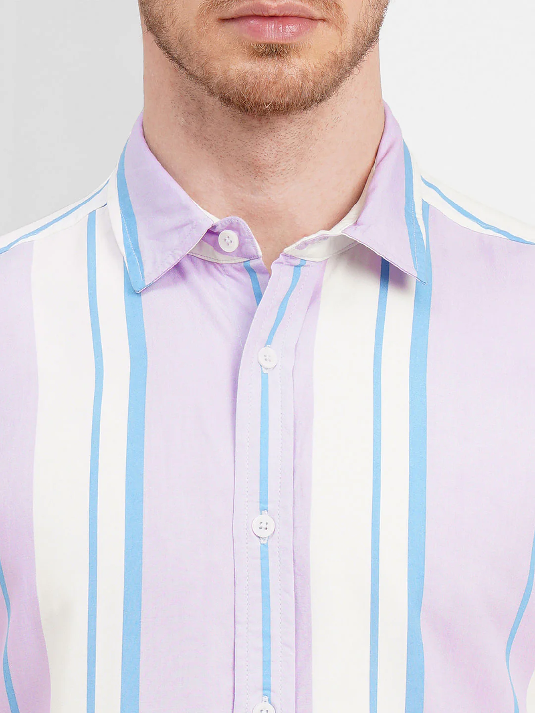 Orchid Colourblocked Short Sleeves Shirt - Image 5