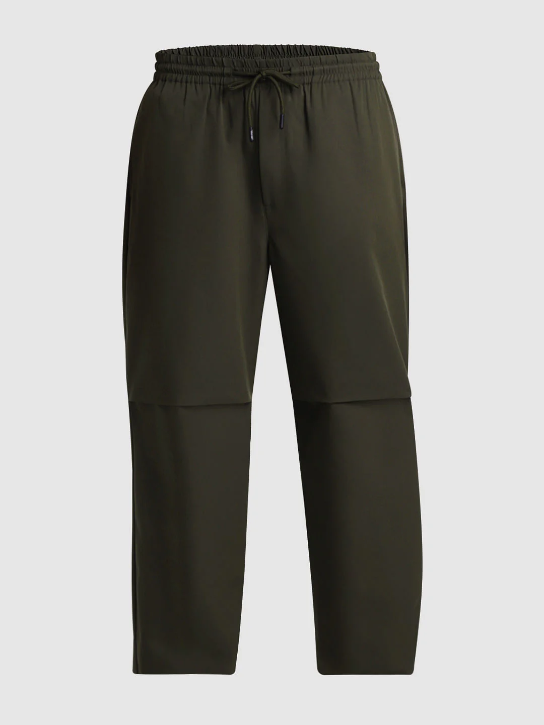 Dark Green Mid Rise Casual Pants - Image 6