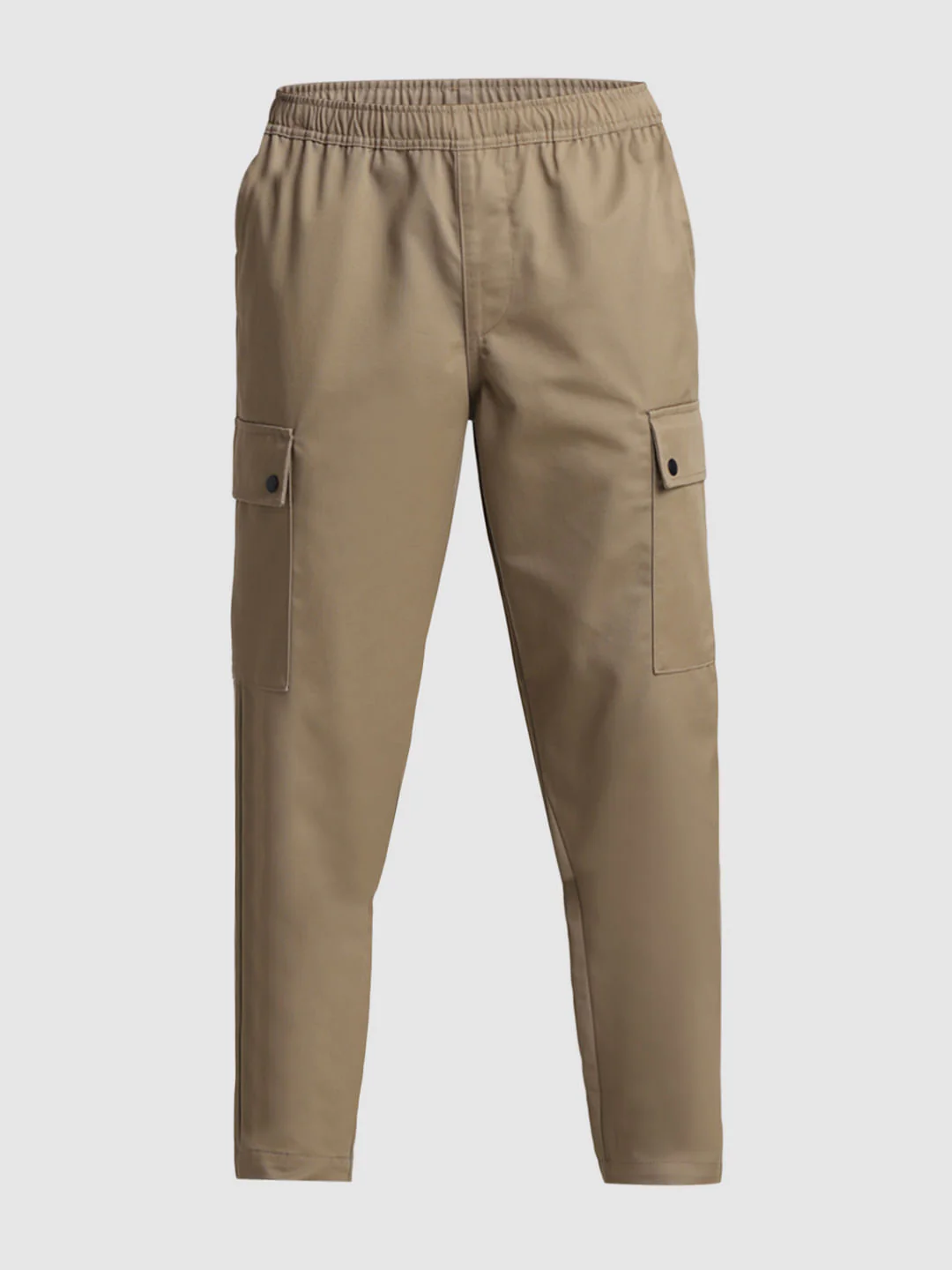 Brown Mid Rise Cargo Joggers - Image 6