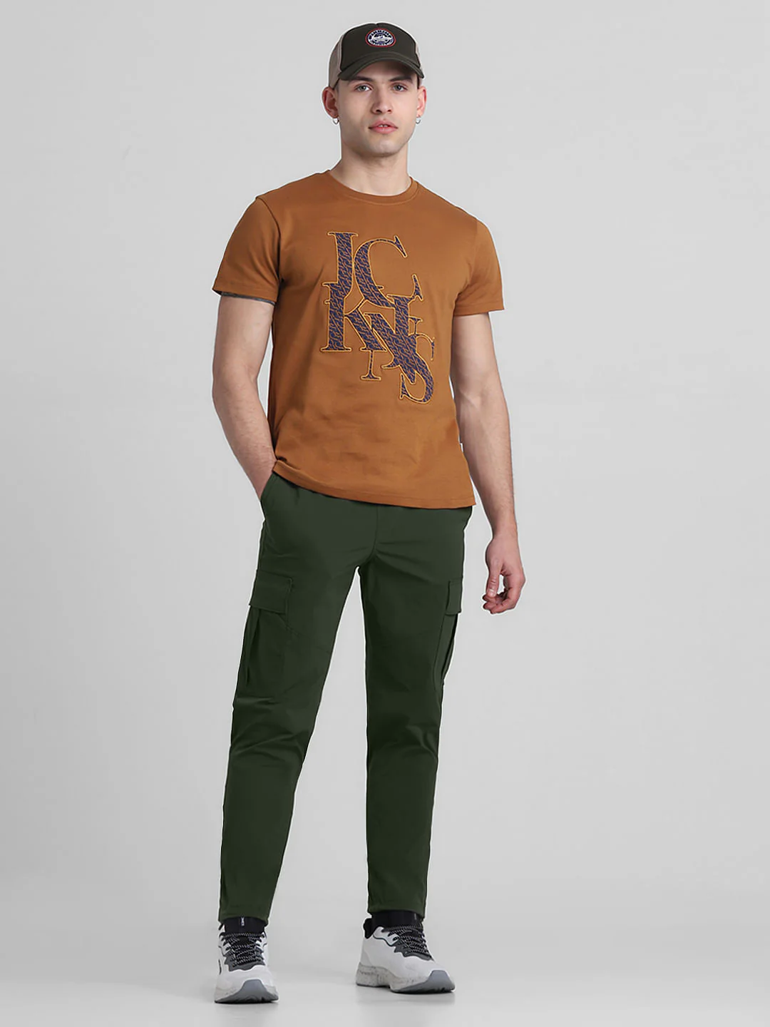 Olive Mid Rise Nylon Pants - Image 5
