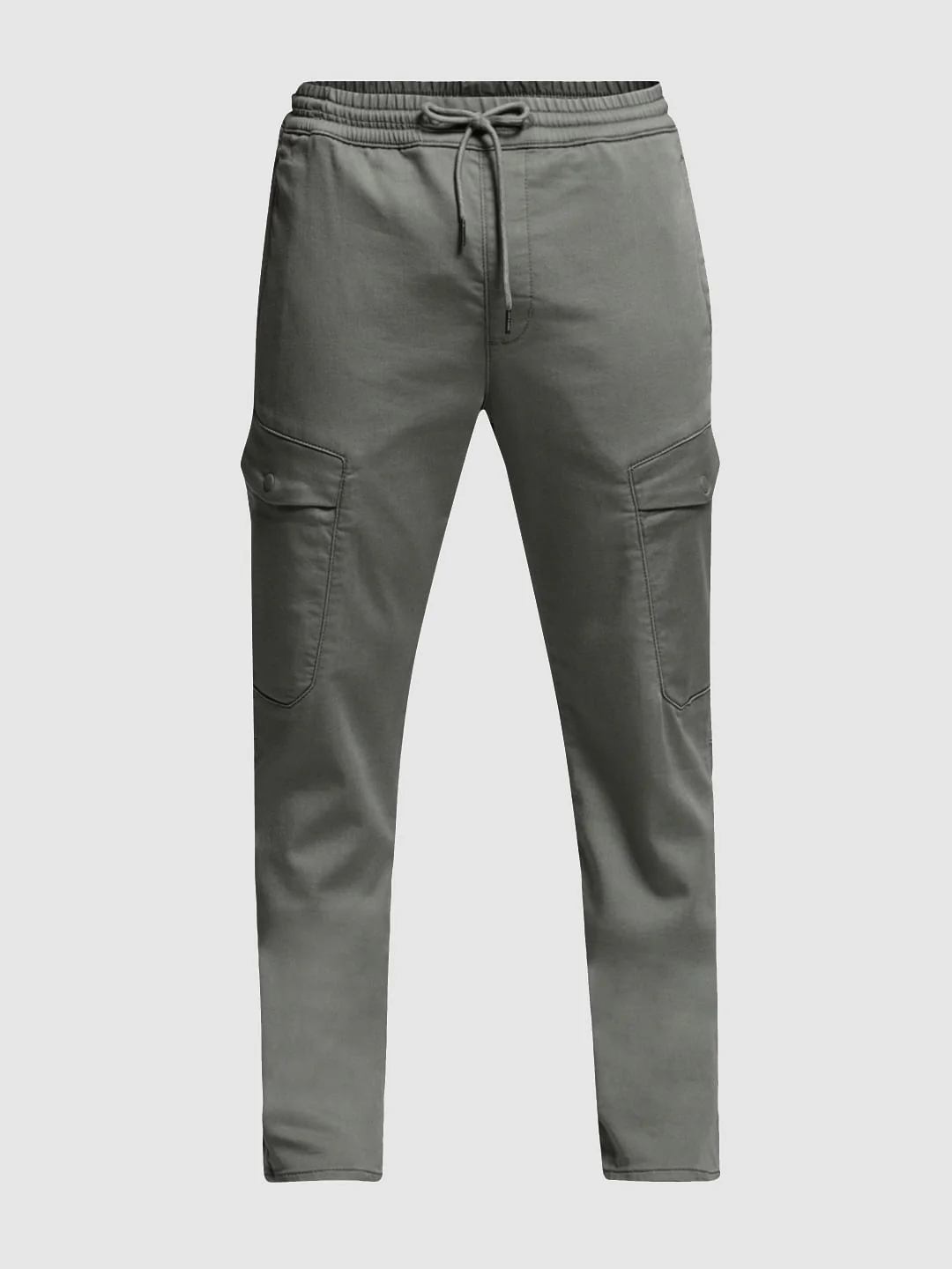 Green Mid Rise Slim Fit Pants - Image 7