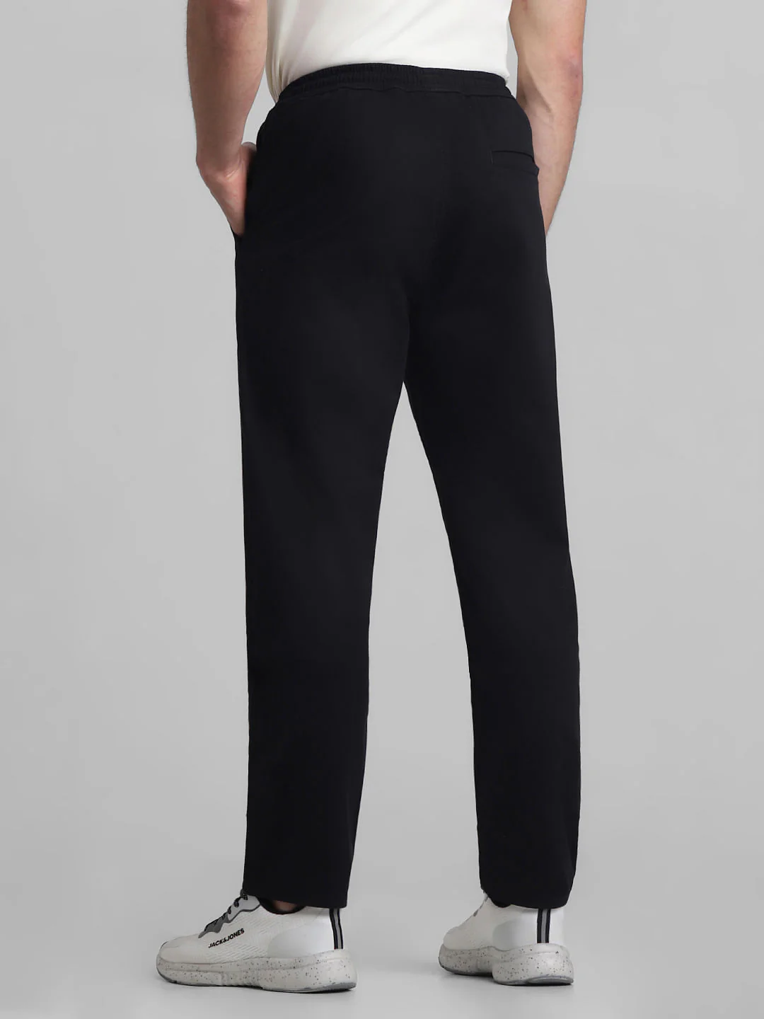 Black Mid Rise Casual Pants - Image 3