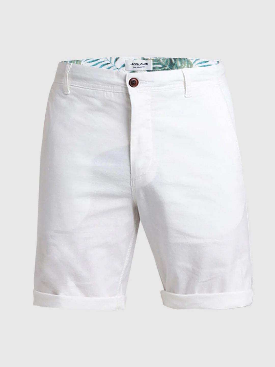 White Regular Fit Chino Shorts - Image 6