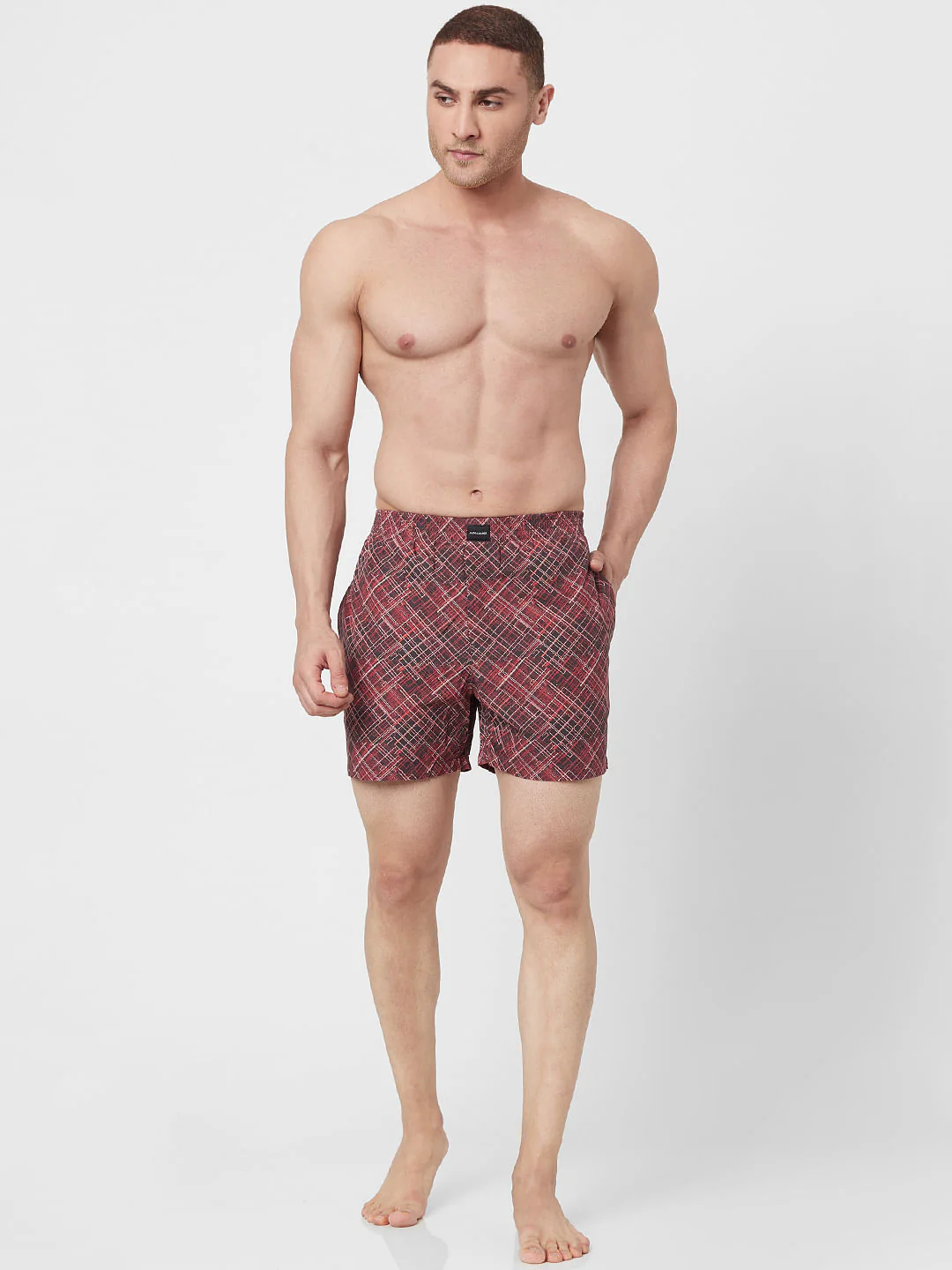 Purple All Over Print Electric Boxers - Image 2