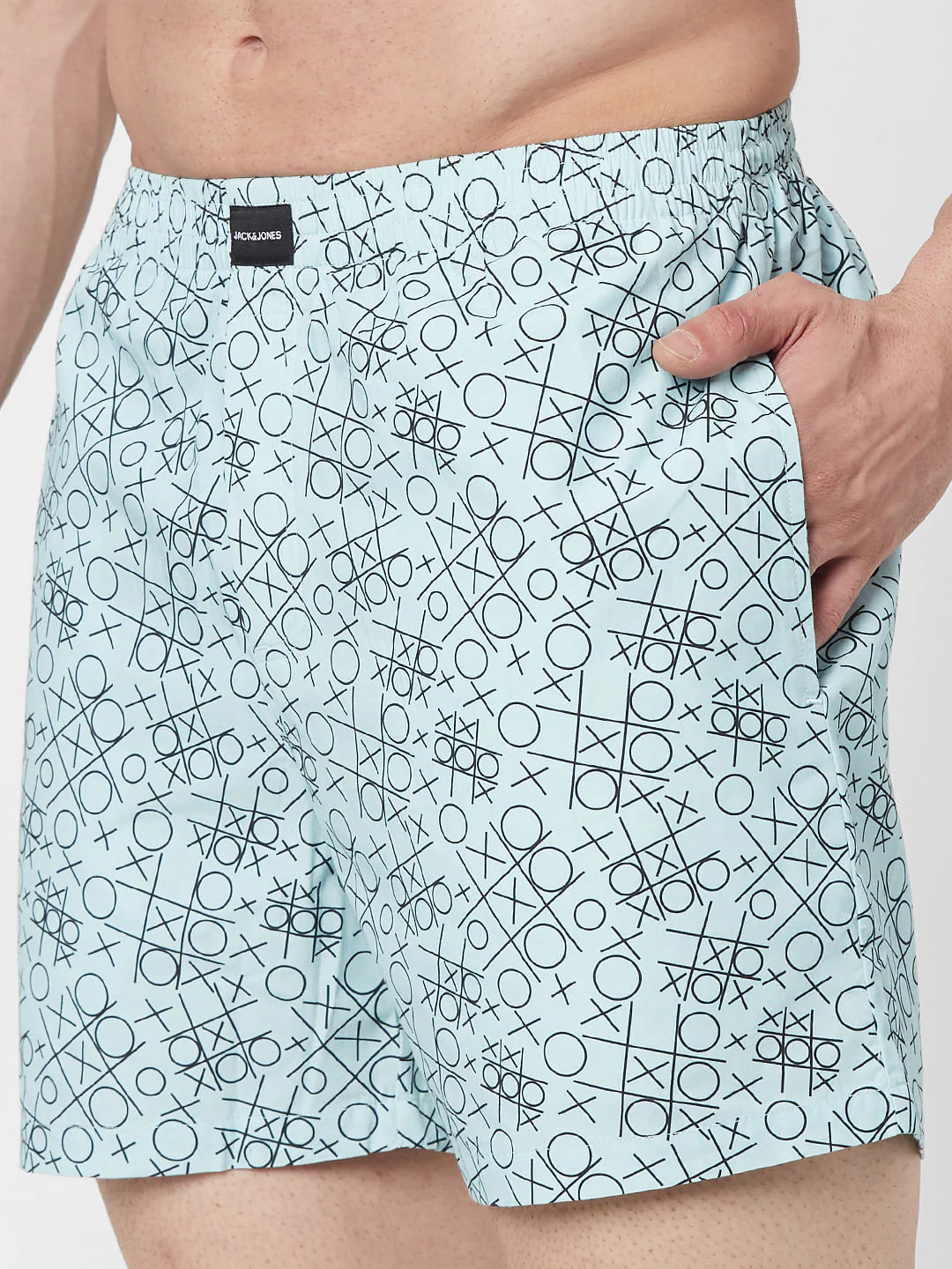 Blue Tic Tac Printed Boxers - Image 5
