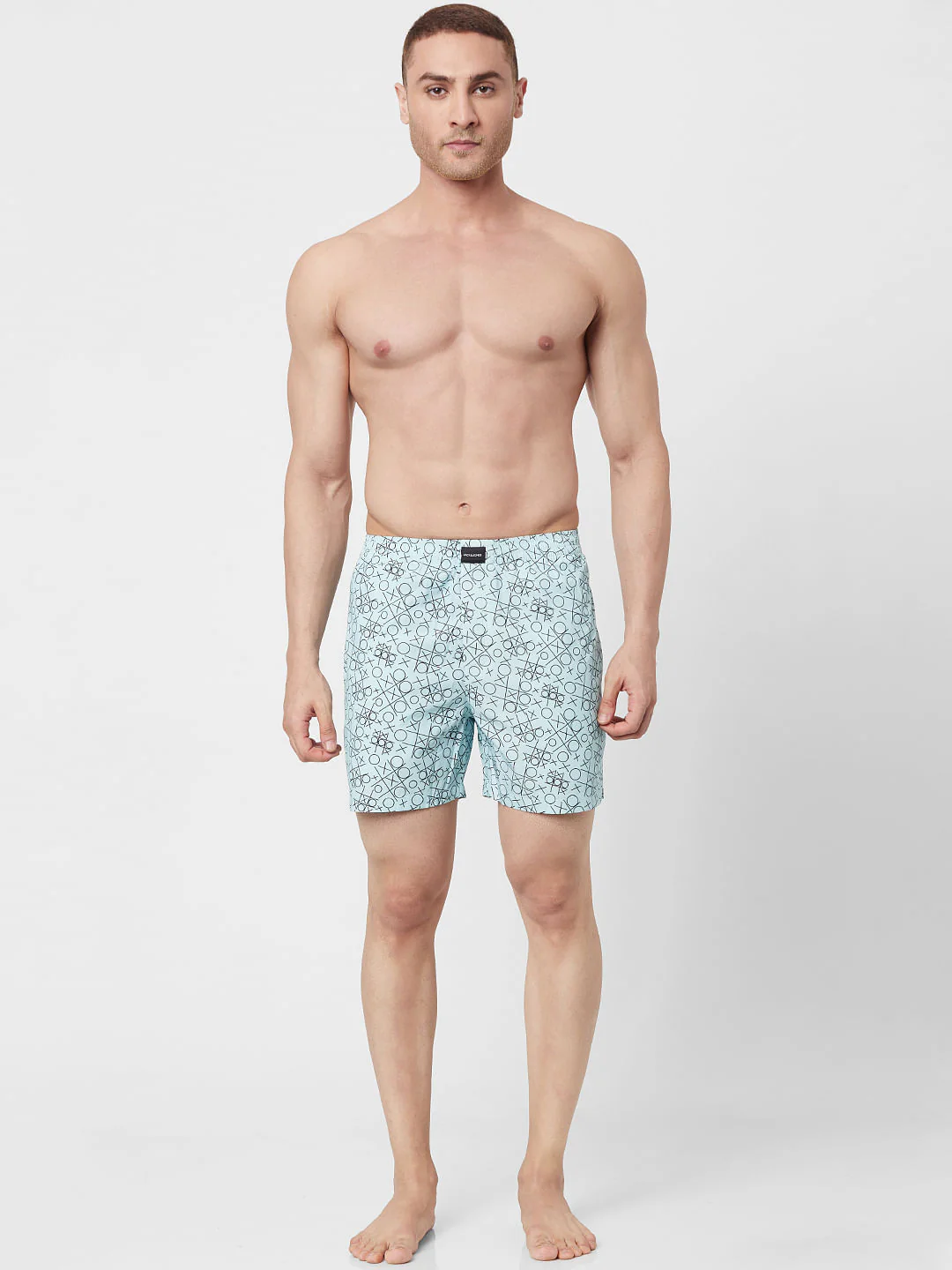 Blue Tic Tac Printed Boxers - Image 6