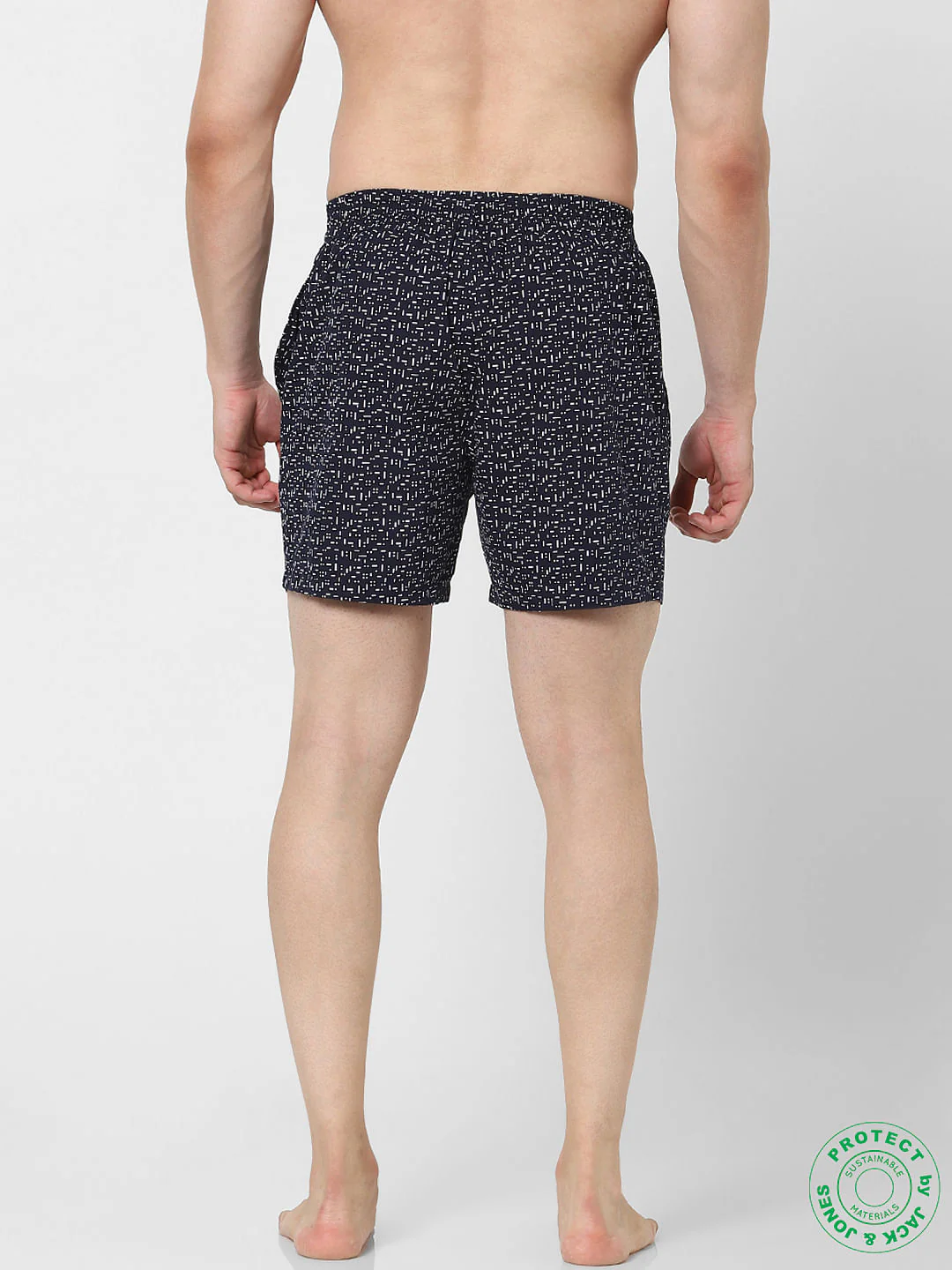 Navy Blue Printed Boxers - Image 3