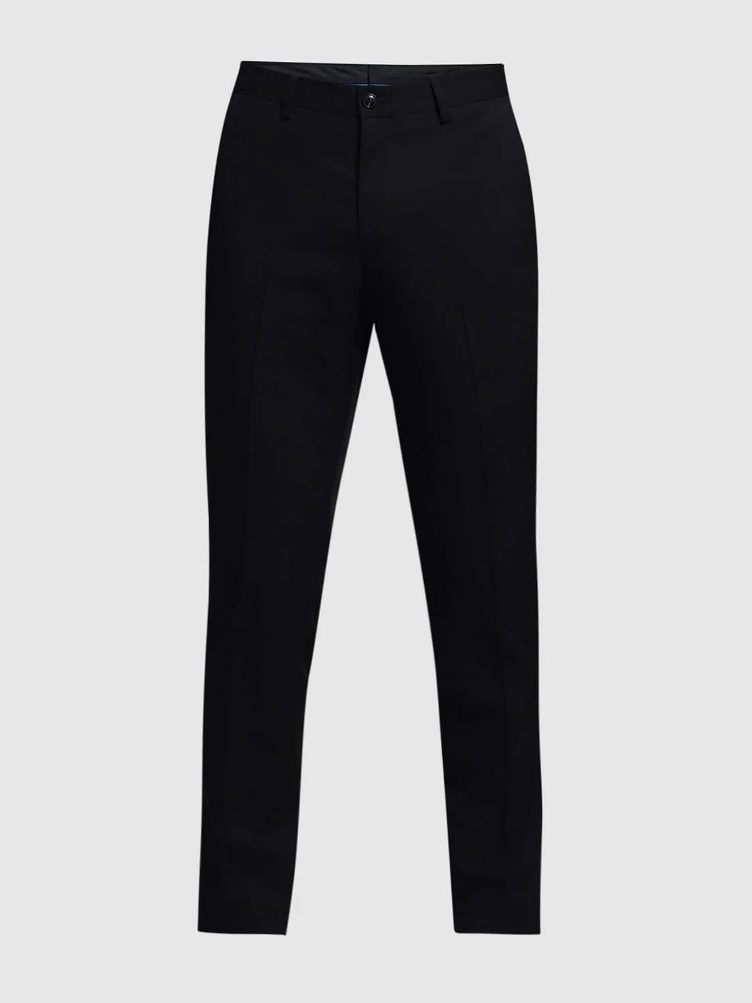 Black Mid Rise Slim Fit Trousers - Image 7